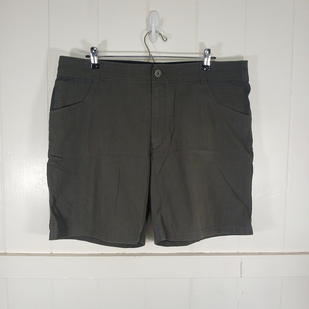 Kuhl Shorts Mens 38 Dark Green Style 5271 Outdoor Hiking Travel Stretch GB1 - Picture 1 of 11